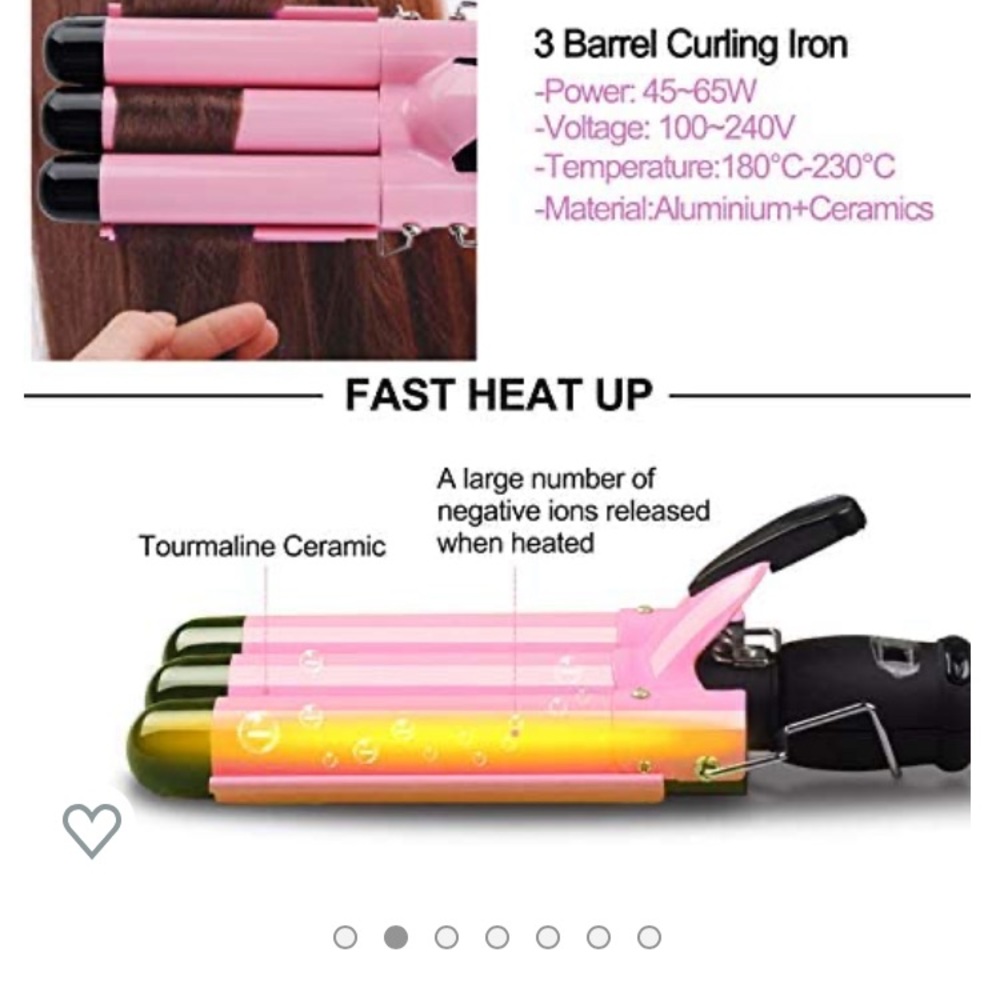 3 Barrel Curling Iron